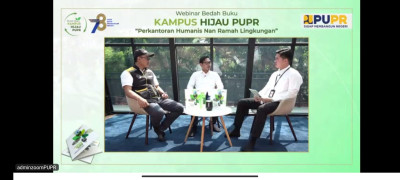 Gelar Bedah Buku “Kampus Hijau PUPR”, Kementerian PUPR Kenalkan Konsep Perkantoran yang Humanis dan Ramah Lingkungan