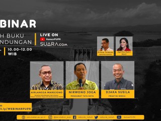 Webinar Bedah Buku 75 Bendungan