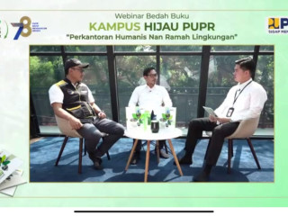 Gelar Bedah Buku “Kampus Hijau PUPR”, Kementerian PUPR Kenalkan Konsep Perkantoran yang Humanis dan Ramah Lingkungan