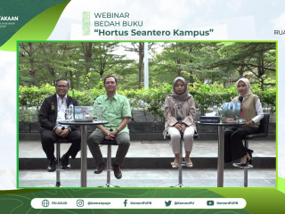 Webinar Bedah Buku Hortus Seantero Kampus